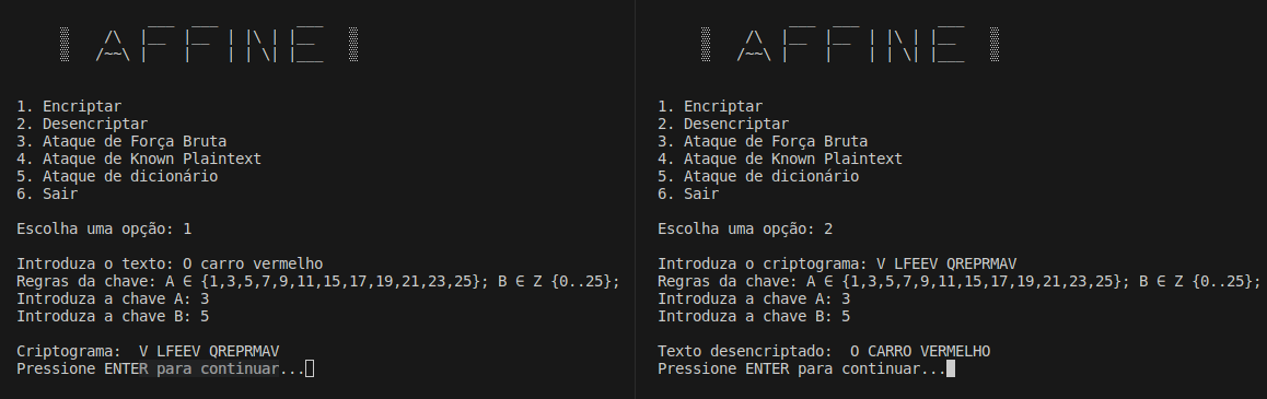 Affine Encryption/Decryption