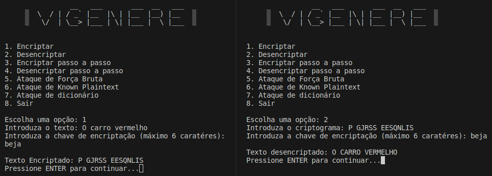 Vigenère Encryption/Decryption