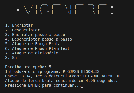 Vigenère Brute Force